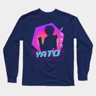 Yato Noragami - Vaporwave Long Sleeve T-Shirt